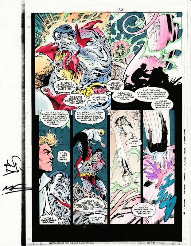 Joe Rosas, X-Men Clandestine 2 p 32 - Mise en couleur