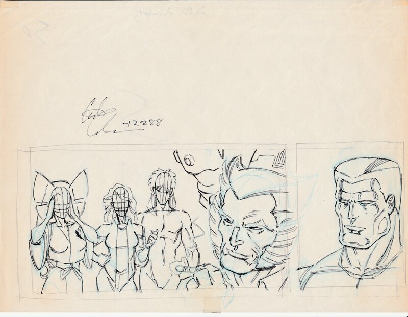 X-Men annual 12 p by Arthur Adams - Original art