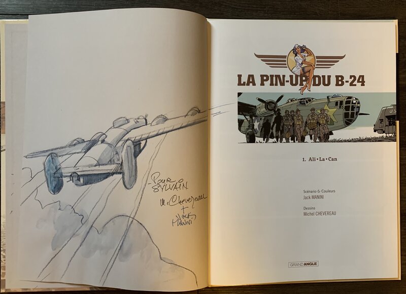 La pin-up du b-24 by Michel Chevereau - Sketch
