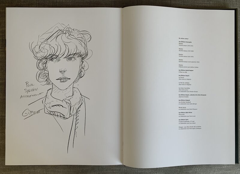 Jean-Pierre Gibrat, Matteo - Tirage de tête Tome 5 - Sketch