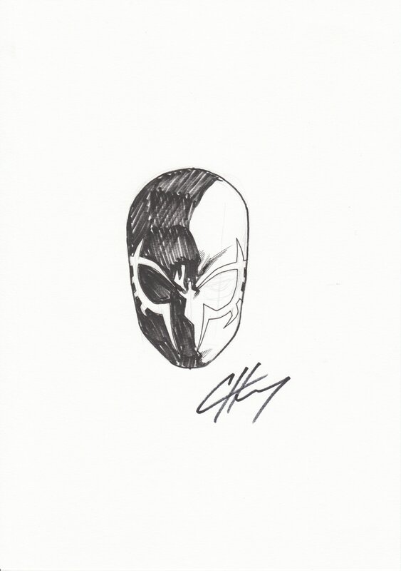 Spiderman 2099 par Clayton Henry - Dédicace