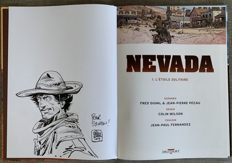 Colin Wilson, Nevada - L ETOILE SOLITAIRE - Sketch