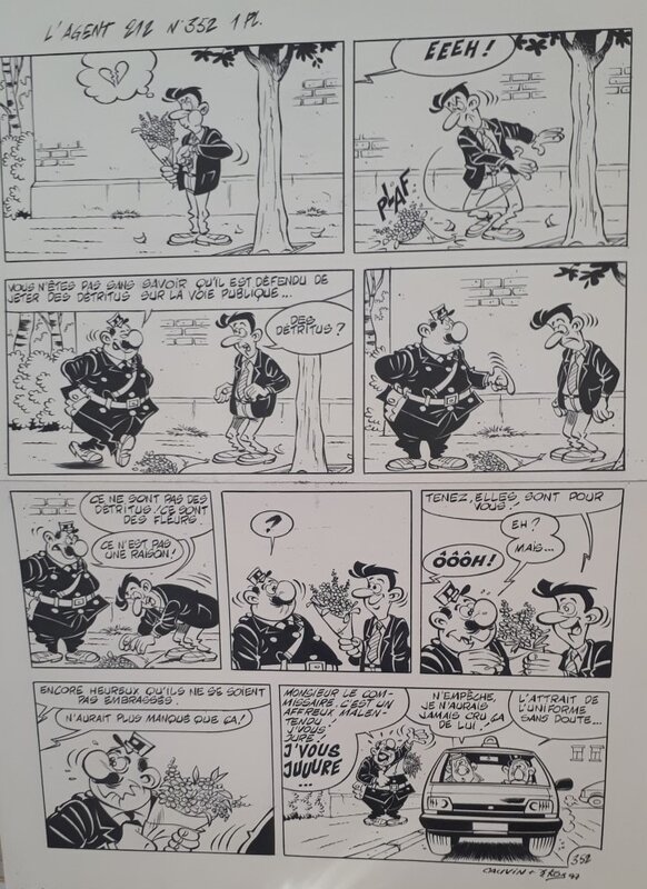L aget 212 by Daniël Kox, Raoul Cauvin - Comic Strip