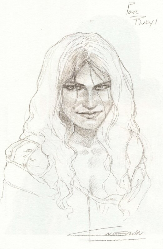 Jaime Caldéron, Calderon - Dédicace de Julia Farnese - Sketch