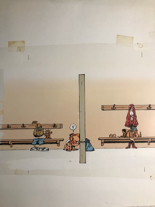 Janry, Le Petit Spirou - Tome 6 (nouveaux personnages) - Mise en couleur