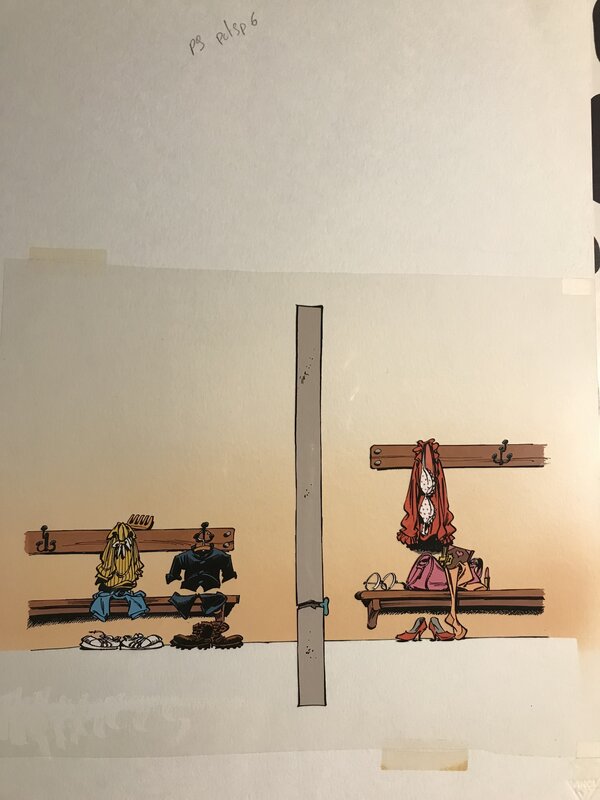 Le Petit Spirou par Janry - Mise en couleur