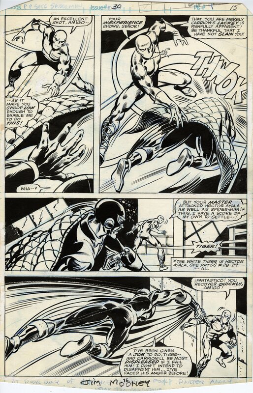 Jim Mooney, Frank Springer, Jim Mooney - Spectacular Spider-Man #30 Pg 15 - Planche originale