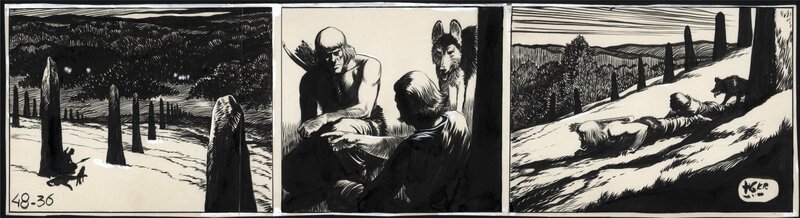 Hans Kresse, Eric de Noorman - V36 - Het Raadsel van Tuaim Mor - strook 48 - Comic Strip