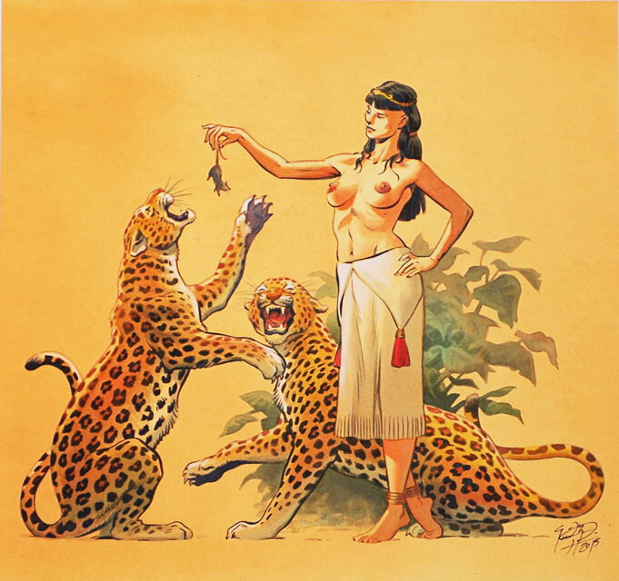 For sale - L'heure du goûter by François Miville-Deschênes - Original Illustration