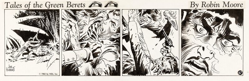Joe Kubert, Tales of the Green Berets strip n° 67 . ( 1965 ) - Comic Strip