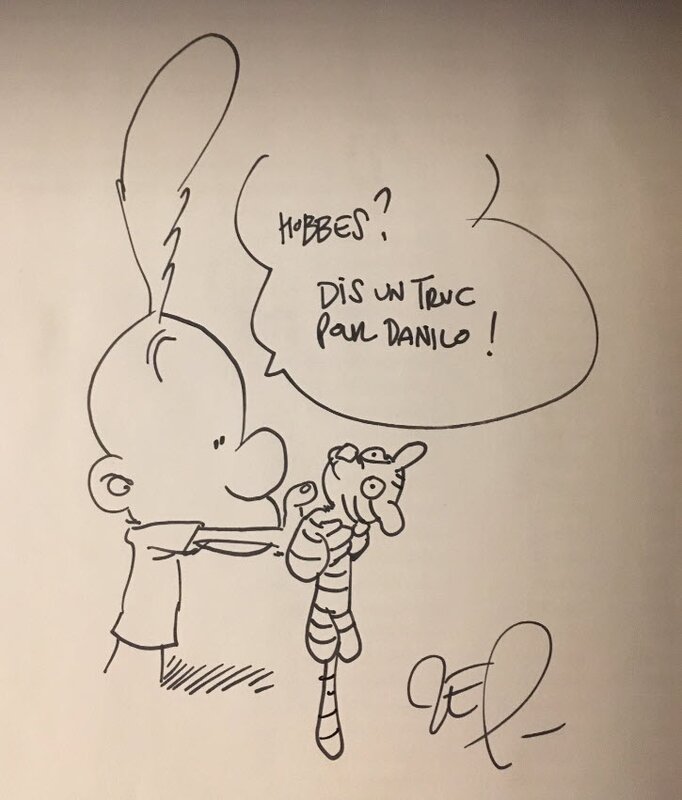 Zep, Titeuf Calvin & Hobbes - Sketch