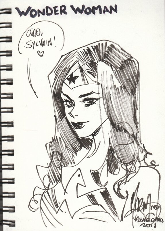 Wonder Woman by Mirka Andolfo - Sketch