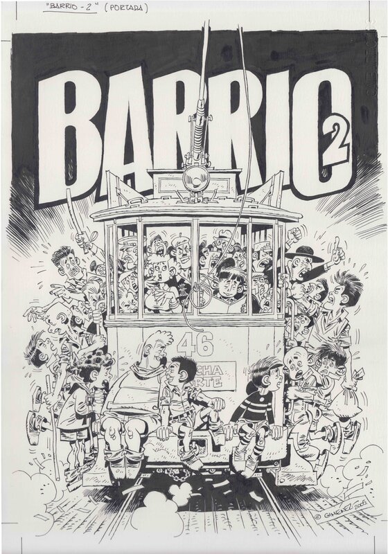 Couverture Barrio 2 by Carlos Giménez - Original Cover