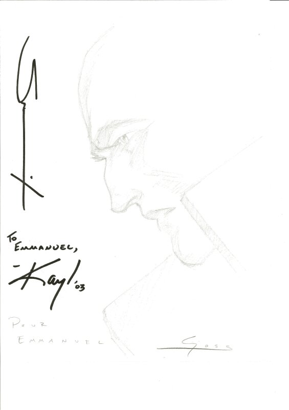 Christian Gossett, Kyuzo (Red Star) sketch - Sketch