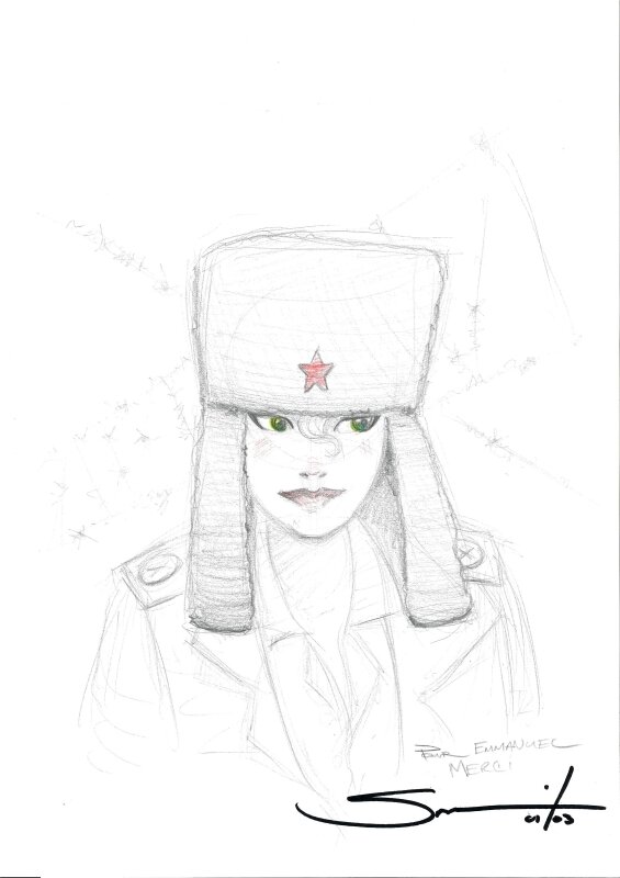 Snakebite, Makita (Red star) sketch - Dédicace