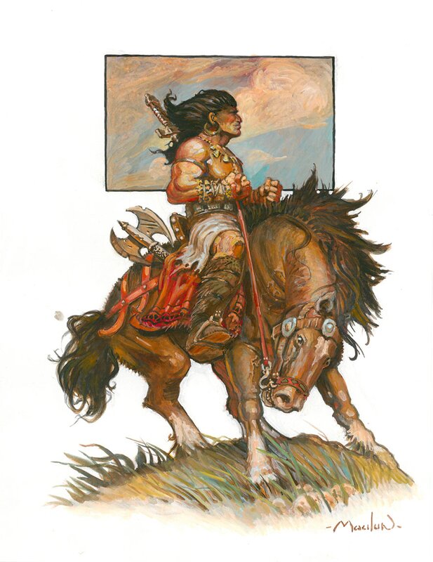 Conan par Régis Moulun - Illustration originale