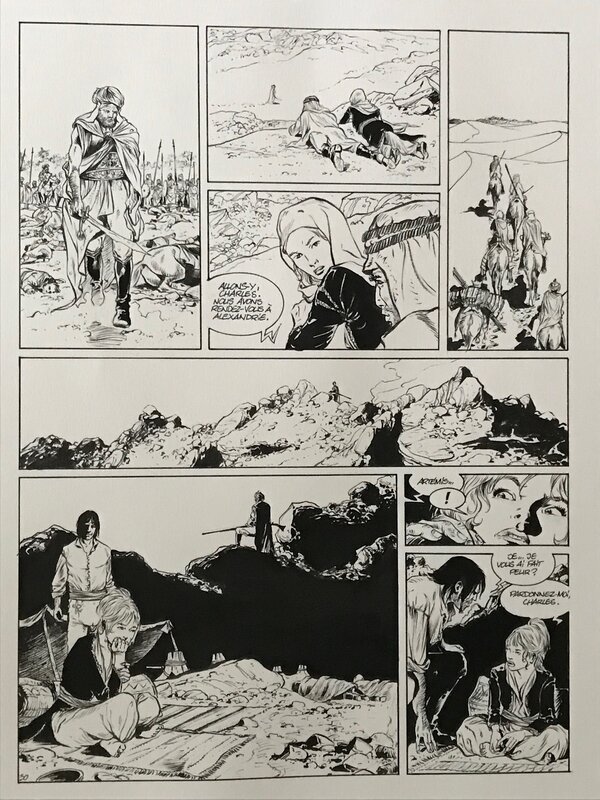 Franck Bonnet, Les pirates de Barataria - tome 7 Aghurmi - pl 30 - Planche originale