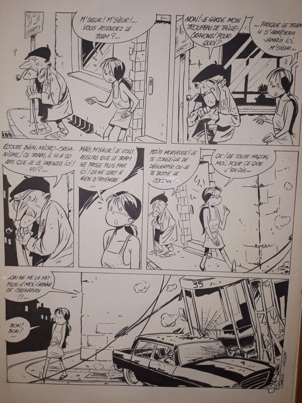 Rebecca par Clarke - Planche originale