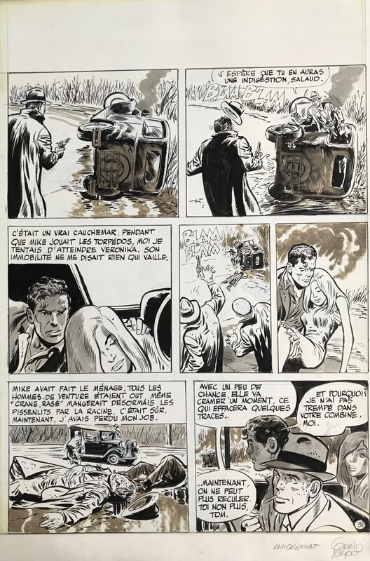 Gérald Forton, Borsalino - Tom Drake : Flouse blues - pl 32 - Comic Strip
