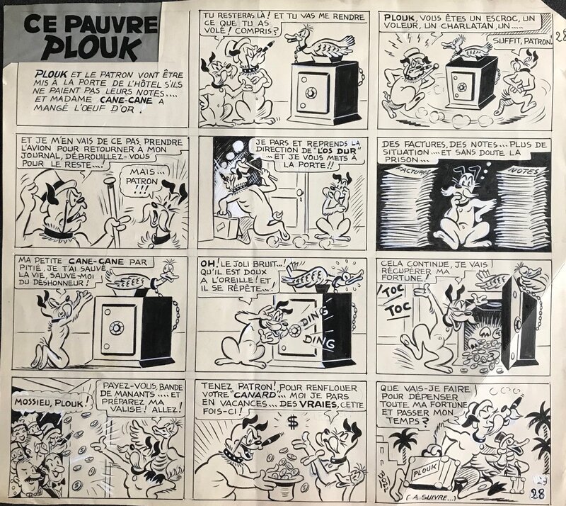 Rob-Vel, Ce pauvre Plouk pl 28 - Comic Strip