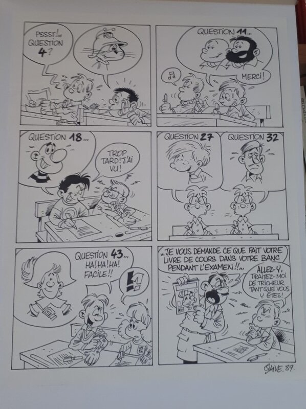 Sommaire spirou by Olivier Saive - Comic Strip