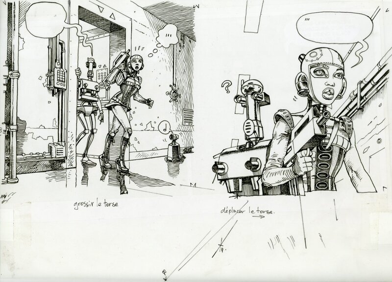 Fred Beltran, Charles Berberian, Nathanaëlle, Planche 52, Strip 1 - Original art