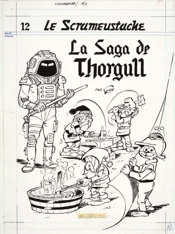 Gos, Scrameustache - La saga de Thorgull - Original Cover