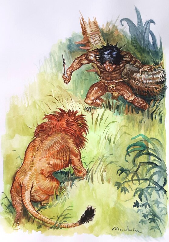 Tarzan par Régis Moulun - Illustration originale