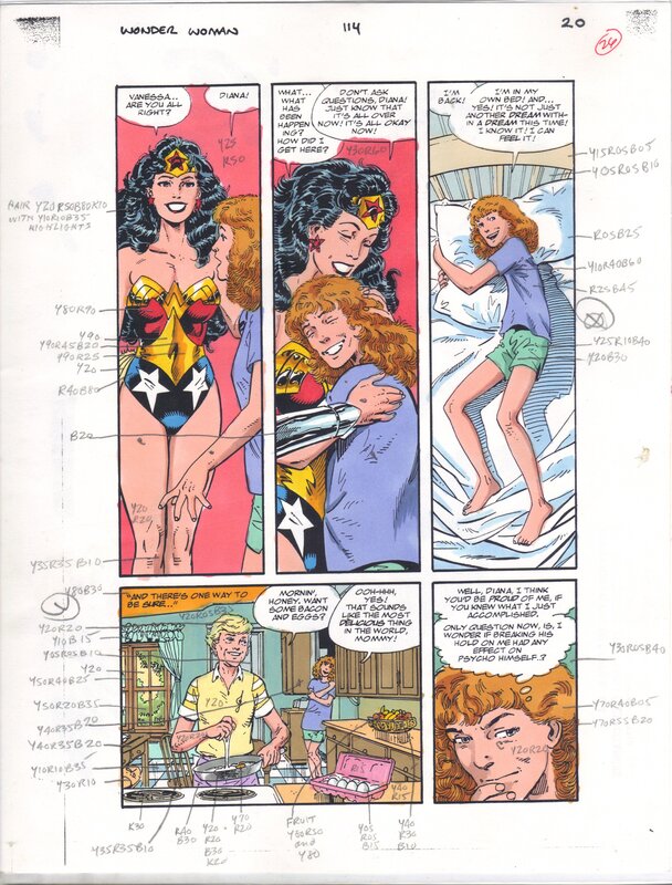 Patricia Mulvihill, Wonder Woman 114 p 20 - Original art