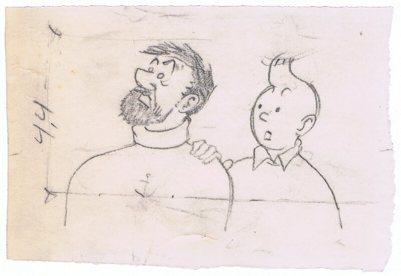 Hergé - Tintin et les Picaros - Original art