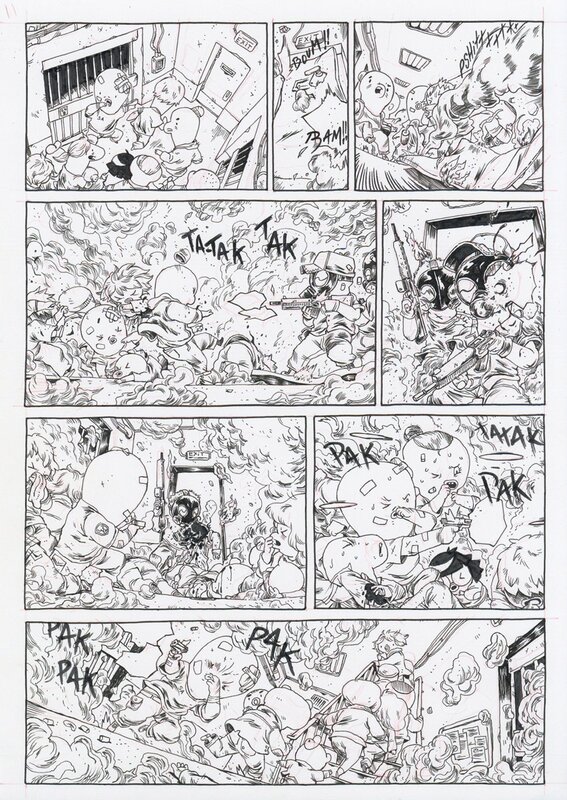 Guillaume Singelin, Aurélien Ducoudray, The Grocery #4 pg 11 - Planche originale