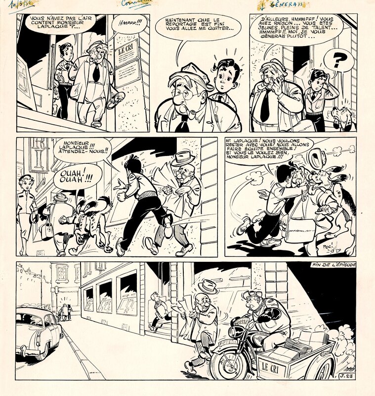 Albert Uderzo, Luc Junior et les Bijoux Volés - Comic Strip