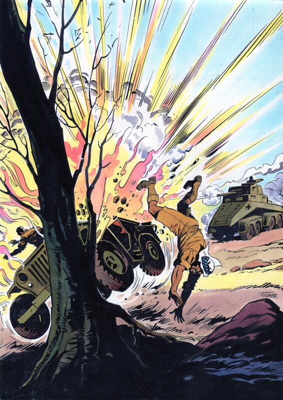 Couverture DE PIRATE N° 112 PAR FRANCESCO GAMBA - Original Cover