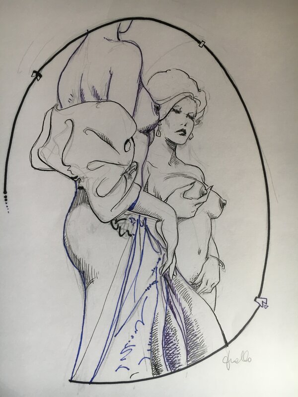 Mona by Leone Frollo - Original Illustration