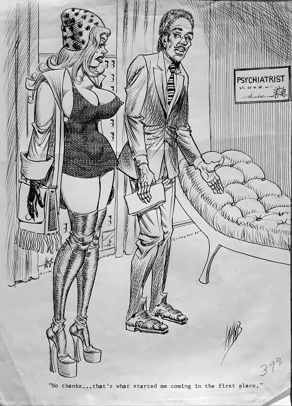 Sex to sexty by Bill Ward - Original Illustration