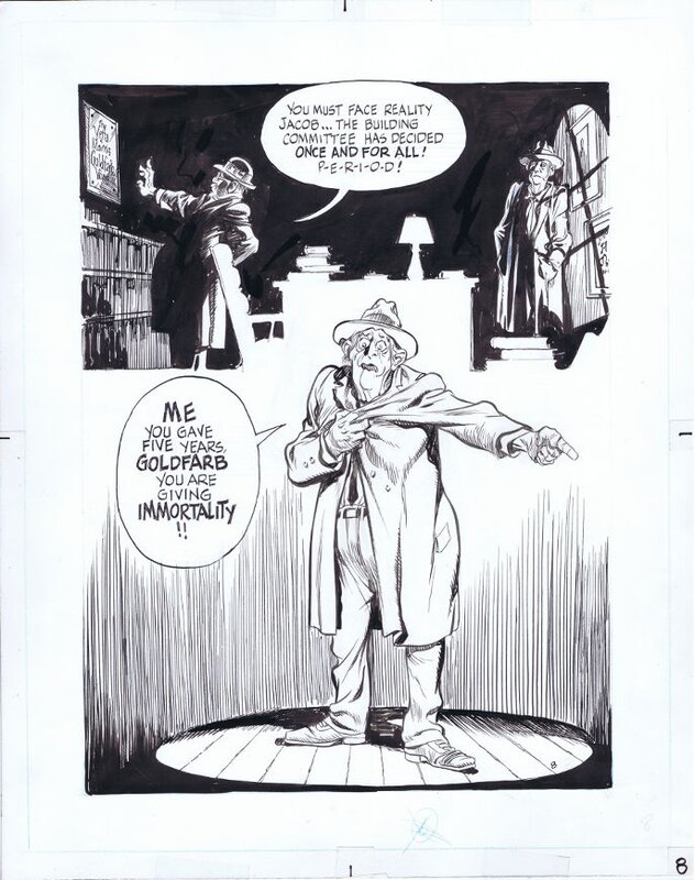 A Life Force page by Will Eisner - Planche originale