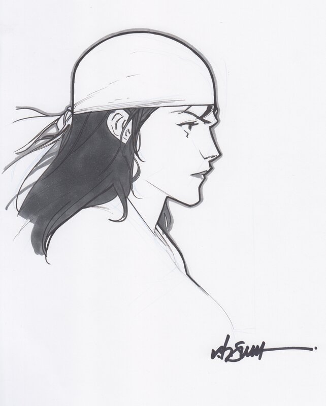 Elektra par R.B Silva - Illustration originale