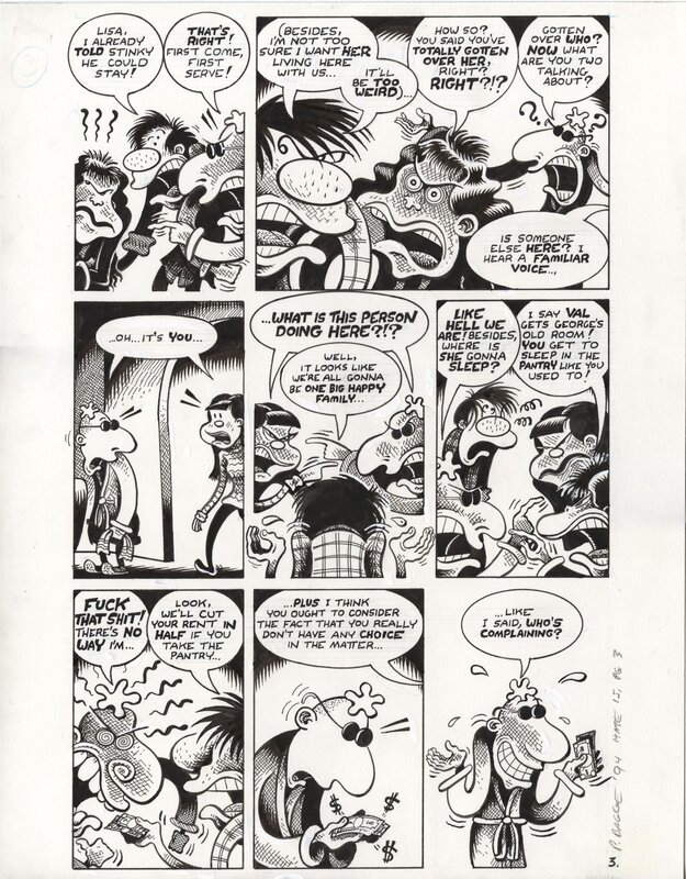 Hate 15 pag3 by Peter Bagge - Comic Strip