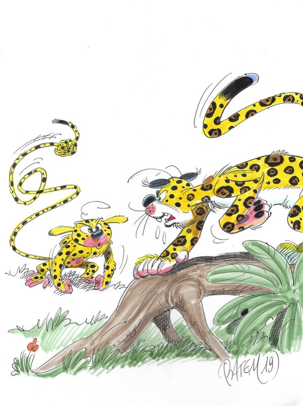 Batem, Marsupilami ET LE JAGUAR - Dédicace