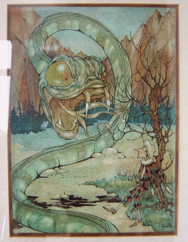 Pinoccio by Jan Dickhoff - Original Illustration