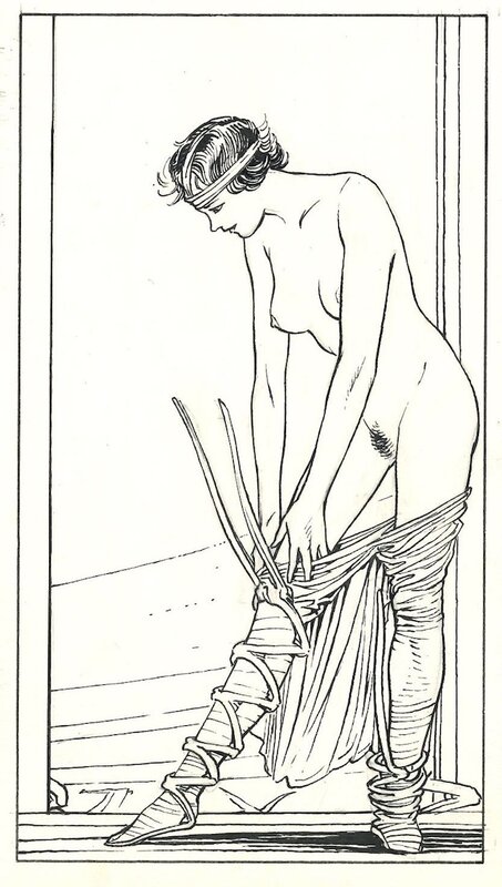 For sale - François Schuiten, PLANCHE COMPLETE DE NOGEGON - Comic Strip