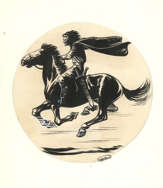 Hans Kresse, De Jeugd van Eric - Illustration Pum Pum - Original Illustration