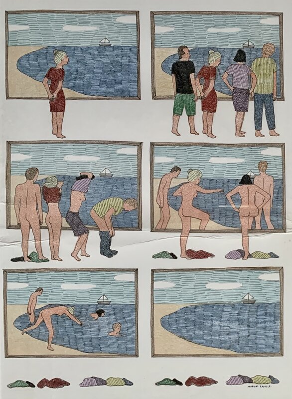 Sans Titre par Marionne Fayolle - Planche originale