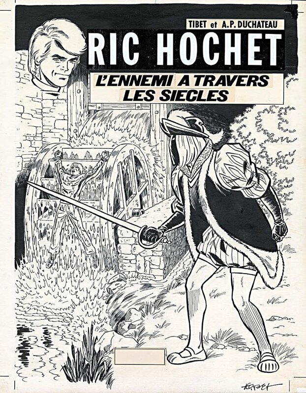 Ric Hochet T26 par Tibet, André-Paul Duchâteau - Couverture originale