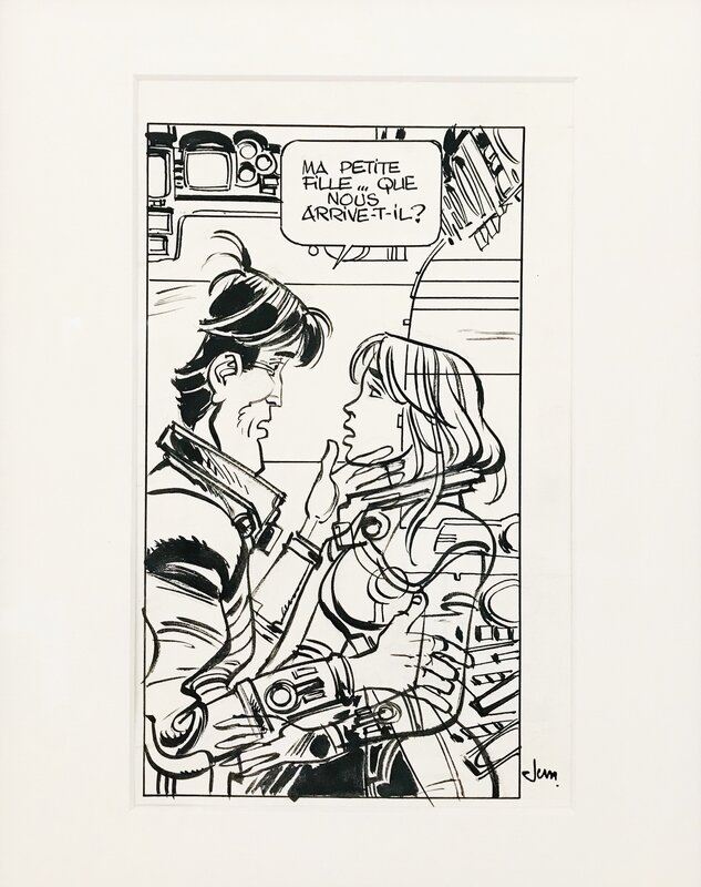 Jean-Claude Mézières, Valérian et Laureline - Les Armes Vivantes - Illustration originale