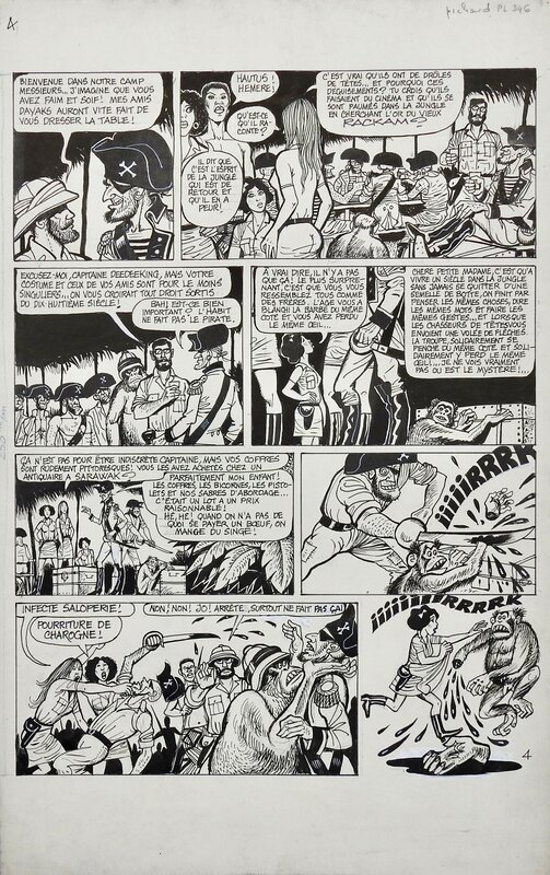 Bornéo Jo T1 par Georges Pichard, Danie Dubos - Planche originale