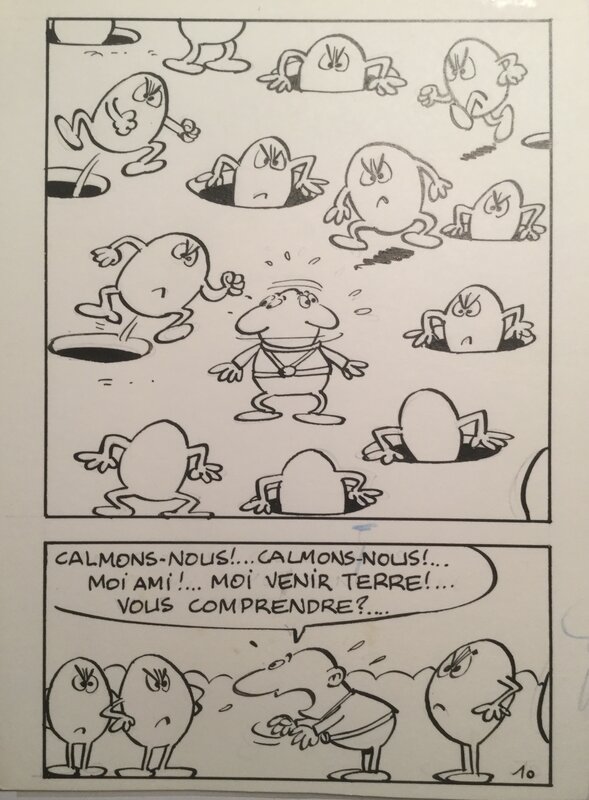 Francis, Le Robinson du Cosmos - Planche originale