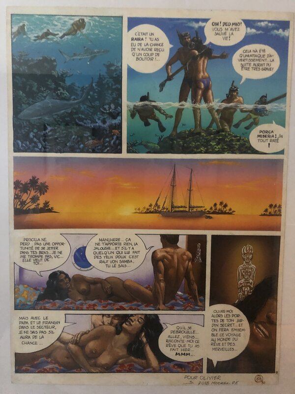 Sergio Macedo, Pacifique Sud 2 - P9 - Comic Strip