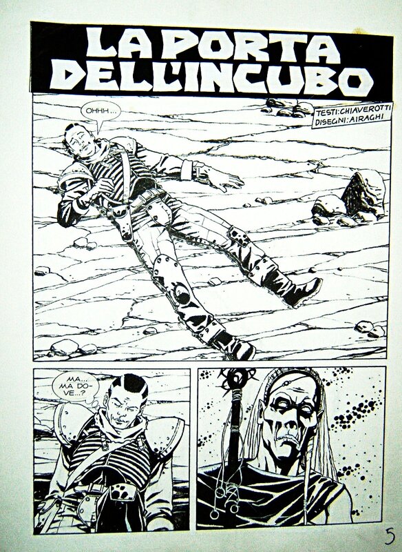 Lola Airaghi, La porta dell' incubo - Brendon n°46 (Bonelli) - Planche originale