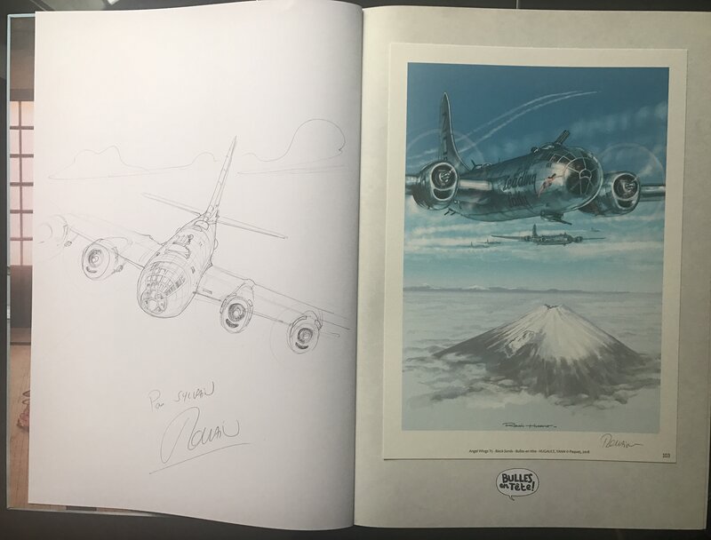 Romain Hugault, Angel wings tome 5- tirage de tete - - Sketch